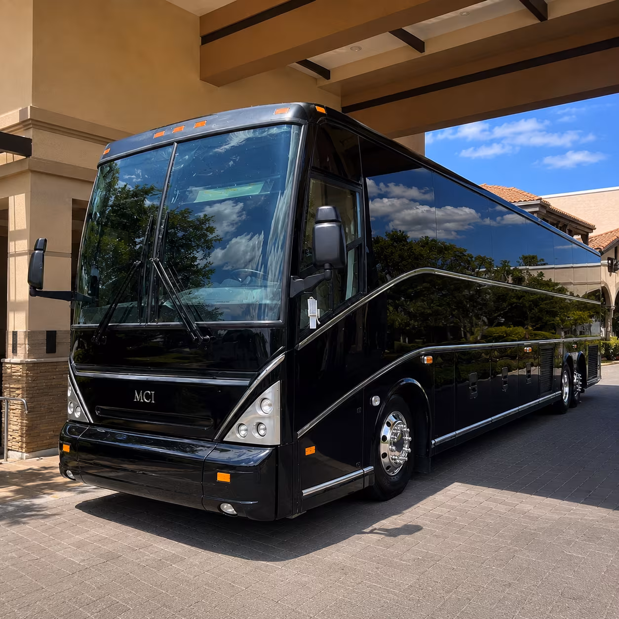 party buses for music festival groups heading south on us 101