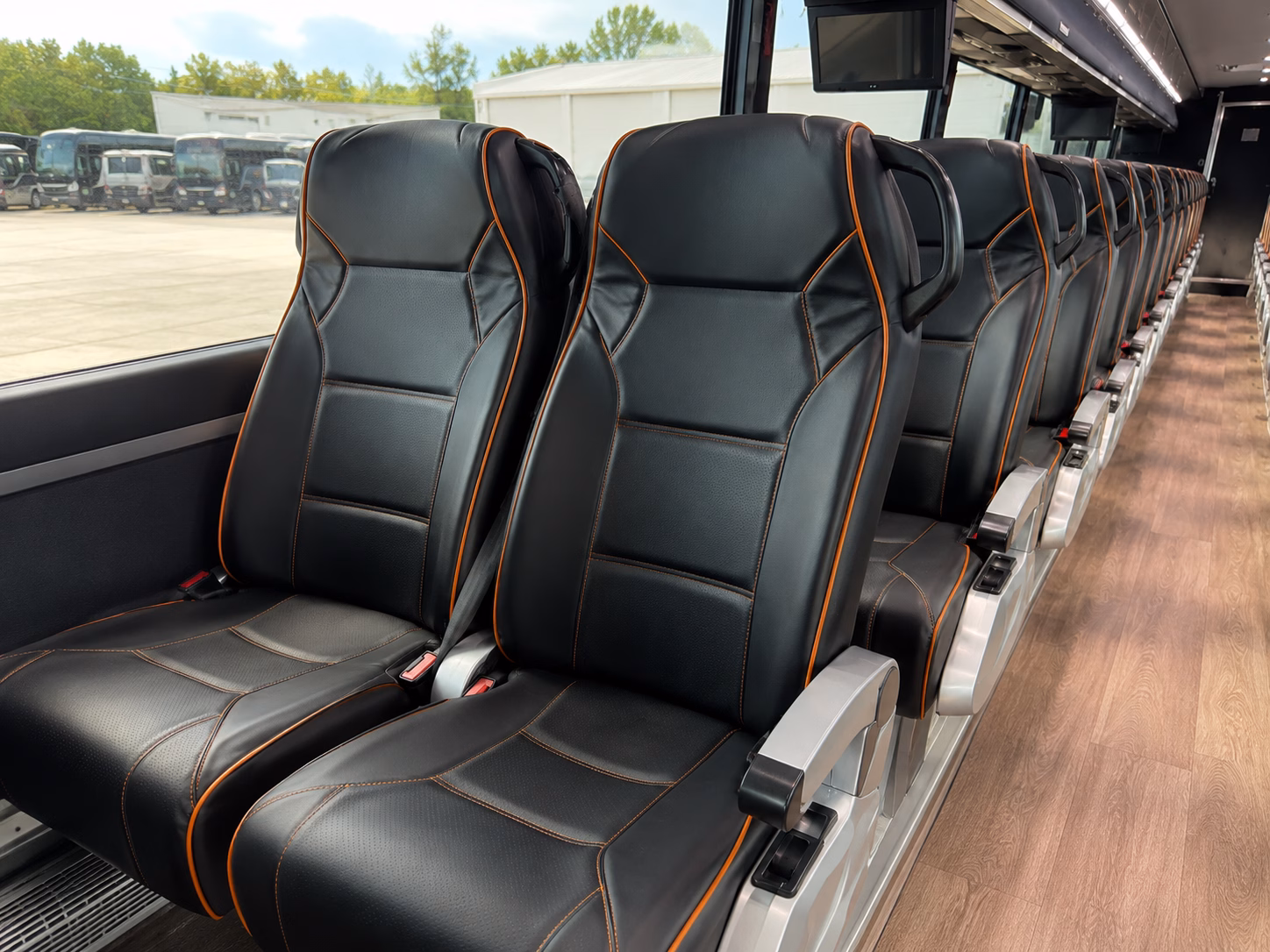 rent a bus for palma school and notre dame prom night in salinas