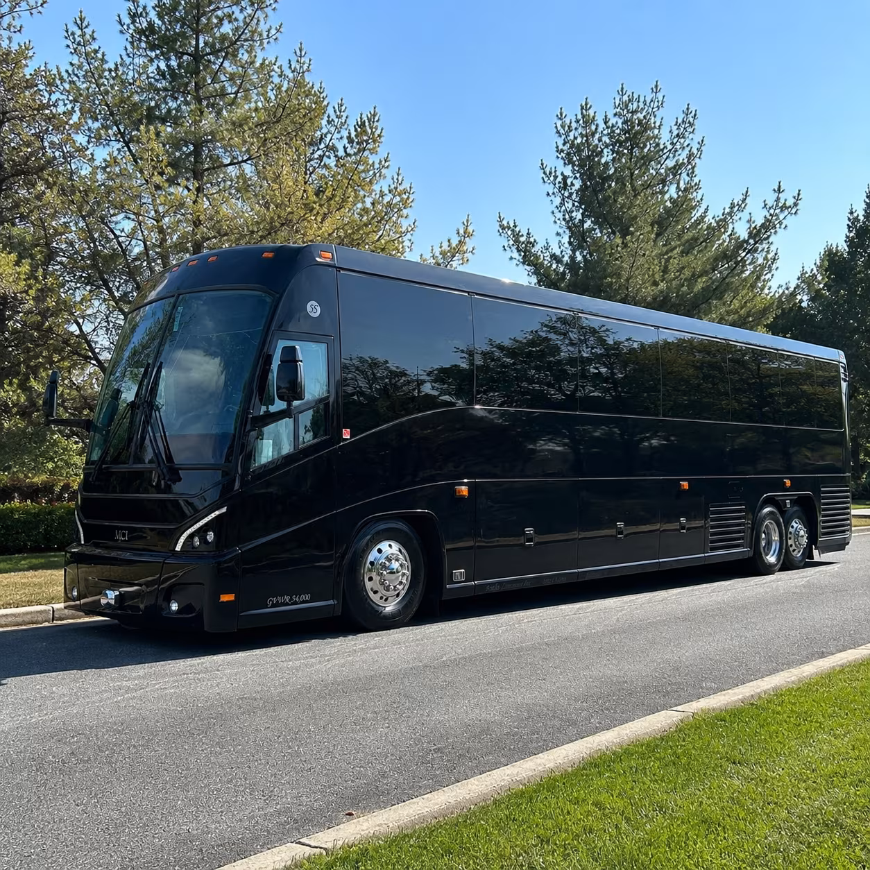 salinas charter bus rental exterior