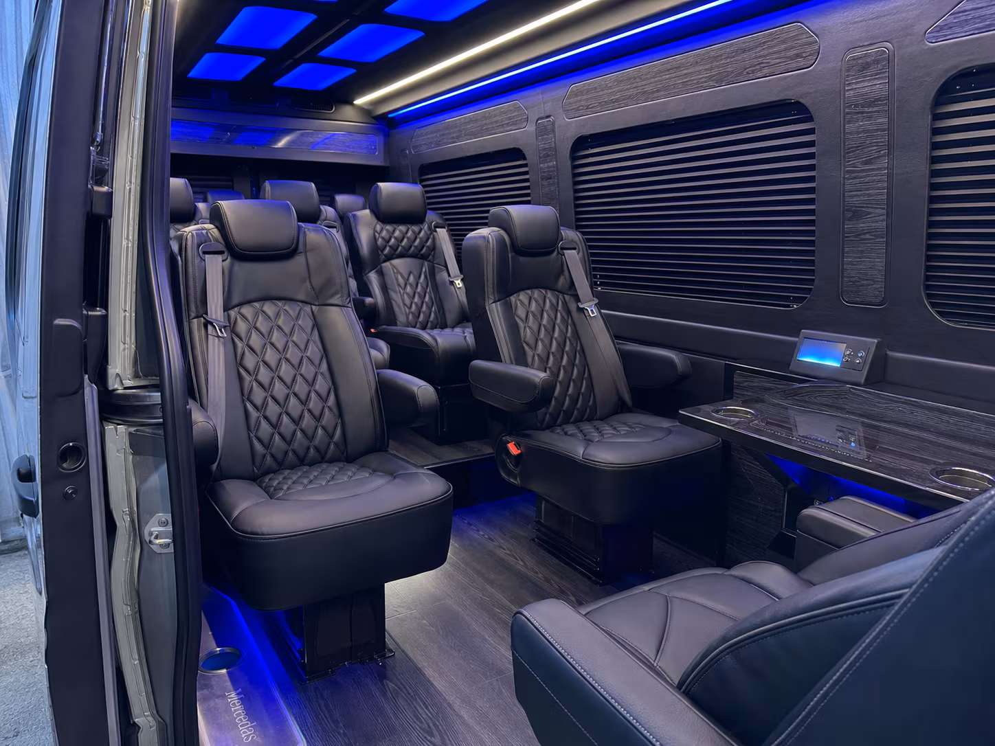 sprinter van transportation for groups and events across salinas